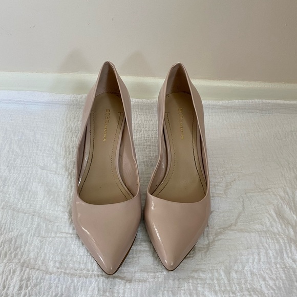 BCBGeneration Patent Nude Heels - USED - Picture 2 of 5